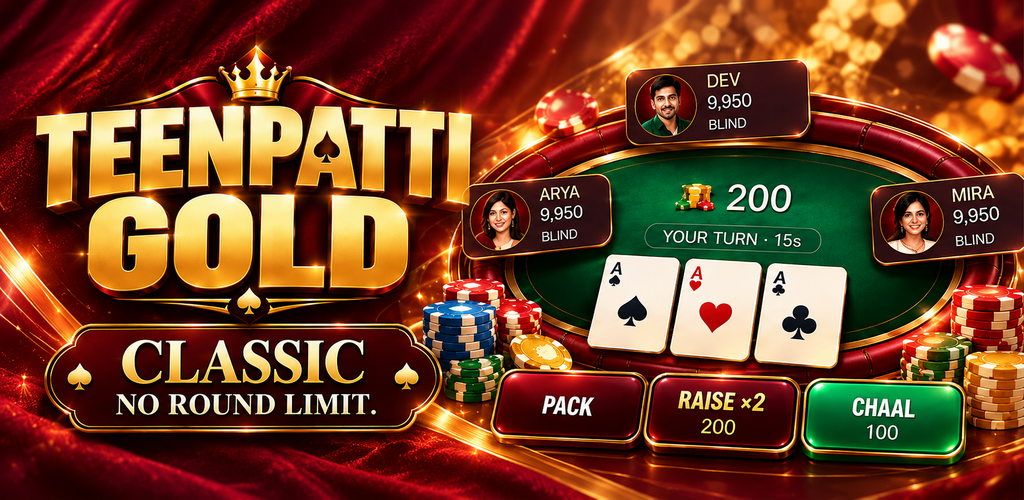 Teen Patti Gold classic table preview
